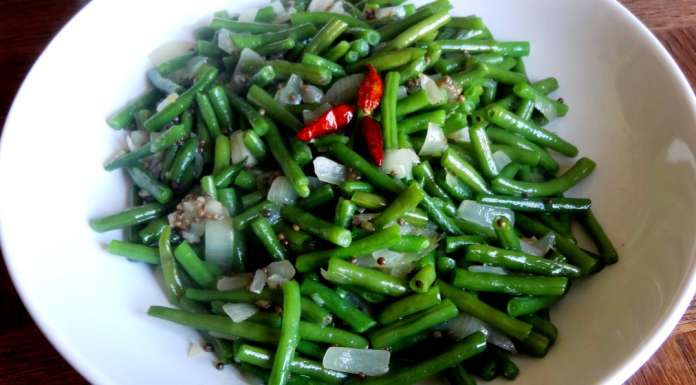 Haricots verts à l'indienne