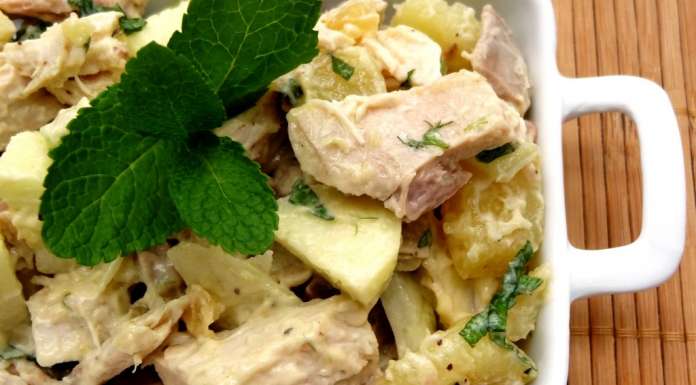 Salade de poulet salée-sucrée 9