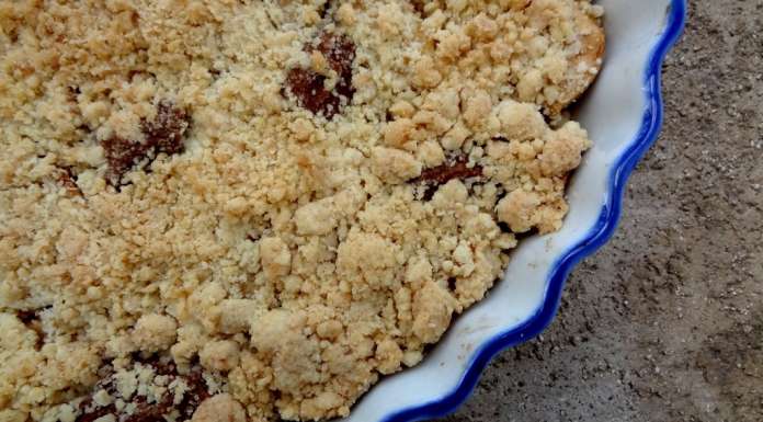 Crumble de pommes au dulce de leche 0