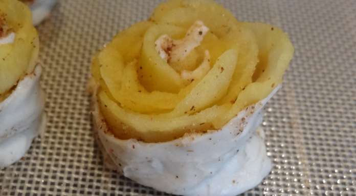 Roses de pommes feuilletées 14