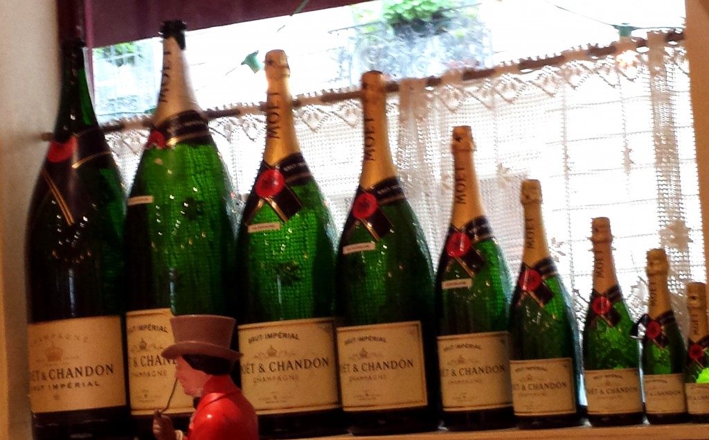 Les tailles de bouteilles de champagne