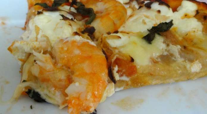 Pizza aux grosses crevettes 8