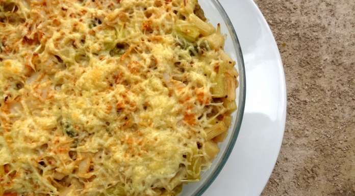 Gratin d'asperges, riz et surimi 17