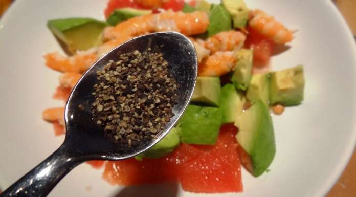 Avocat aux crevettes et pamplemousse rose 5