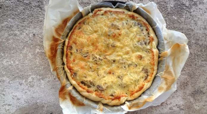 Quiche aux champignons de Paris 12