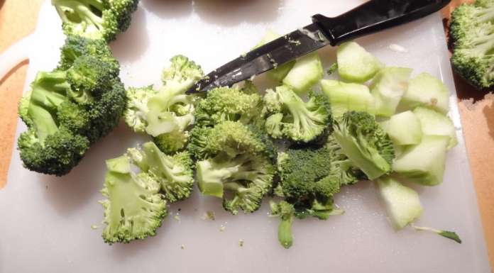 Nouilles de riz sautées aux brocolis et chou chinois 10