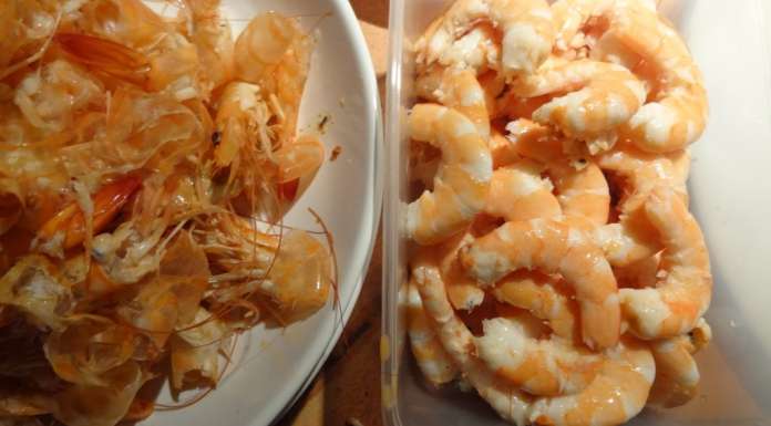 Saumon et crevettes au sauterne 1