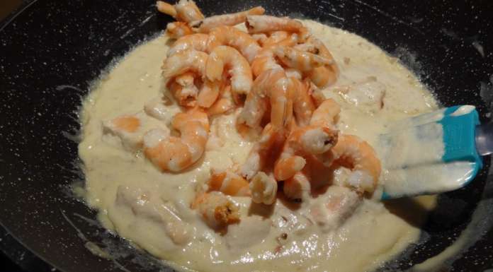 Saumon et crevettes au sauterne 9