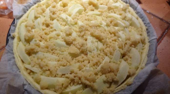 Tarte pommes crème d'amandes en crumble 19