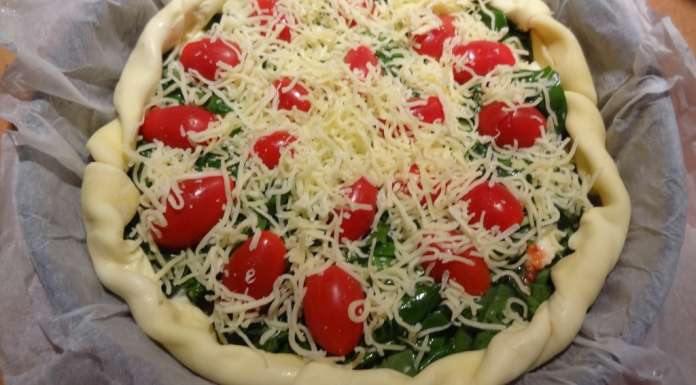 Tarte épinards mozzarella 10