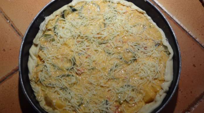 Quiche courgettes edam 11