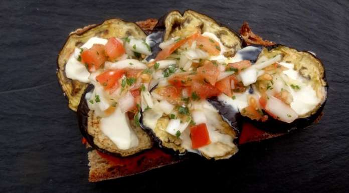 Tartines aux aubergines 0