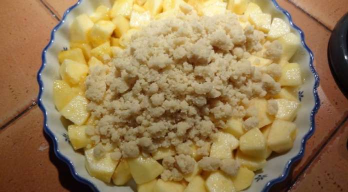 Crumble sans gluten aux pommes, abricot et gingembre 10