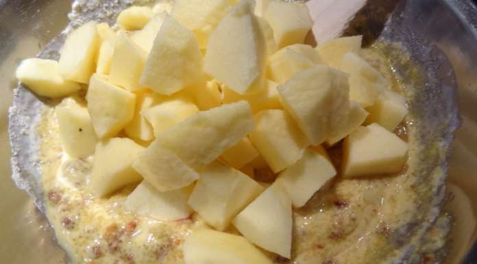 Muffins aux pommes et pépites croustillantes au caramel 3