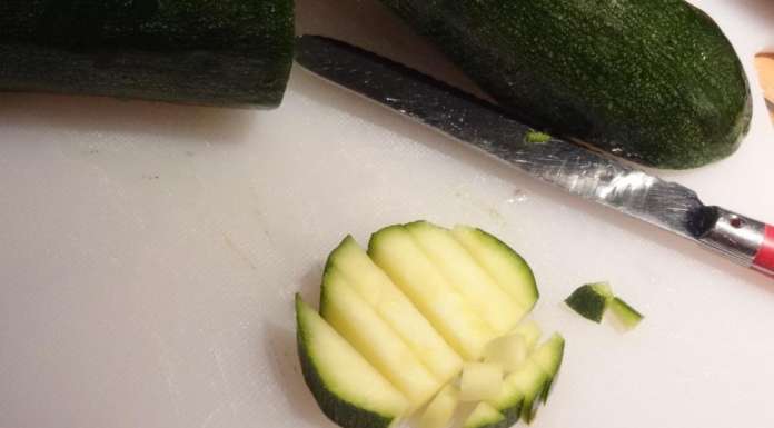 Tartare de courgette à la pomme 1