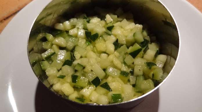 Tartare de courgette à la pomme 5