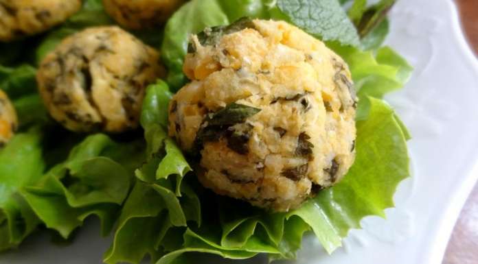 Boulettes de pois chiches à la feta et aux herbes 0