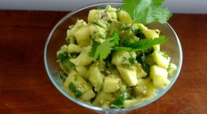 Verrines de pomme avocat à l'asiatique 0