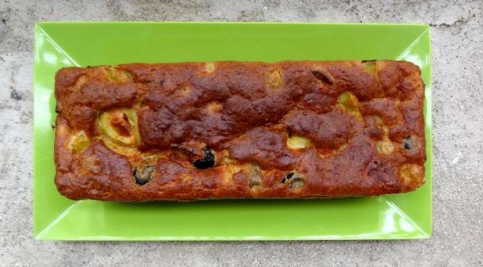 Cake aux anchois, courgettes et olives 0