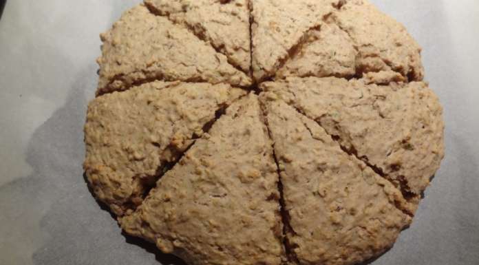 Scones vegan, avoine et pistaches 10