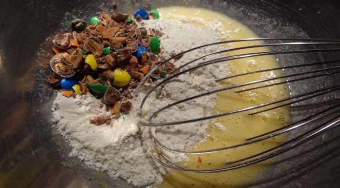 Cookie à la poêle aux M&M's 5