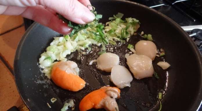 Manx Queenies and mashed peas with mint 12