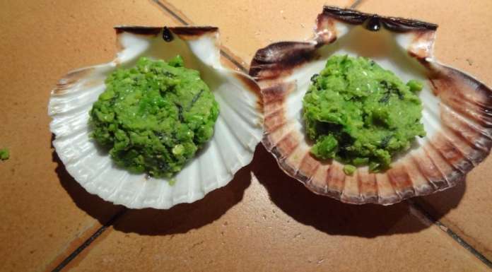 Manx Queenies and mashed peas with mint 7