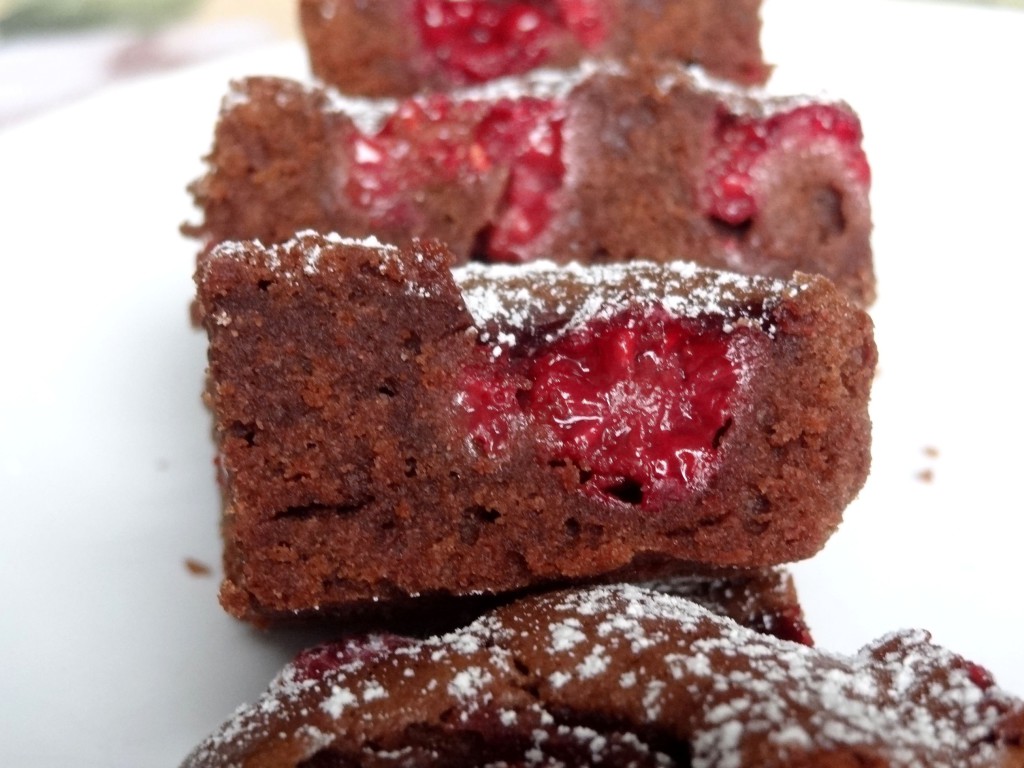 Brownies Aux Framboises Sans Gluten Et Sans Lactose