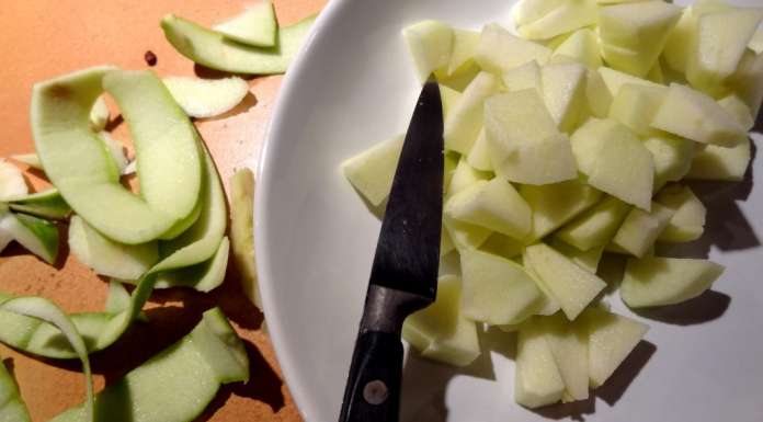 Cocktail crevettes, pomme, avocat 3