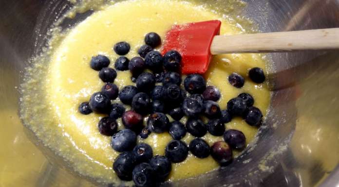 Fondant aux amandes et aux myrtilles 7