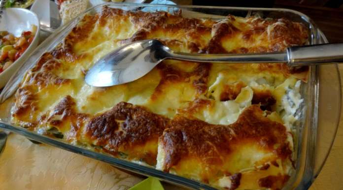 lasagnes saumon et poireaux