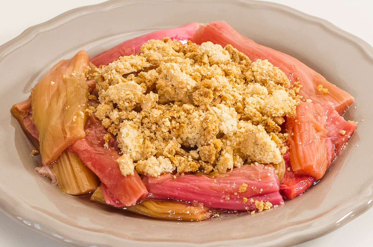 recettes féroiennes rhubarbe façon crumble