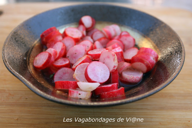 Salade de radis aux agrumes