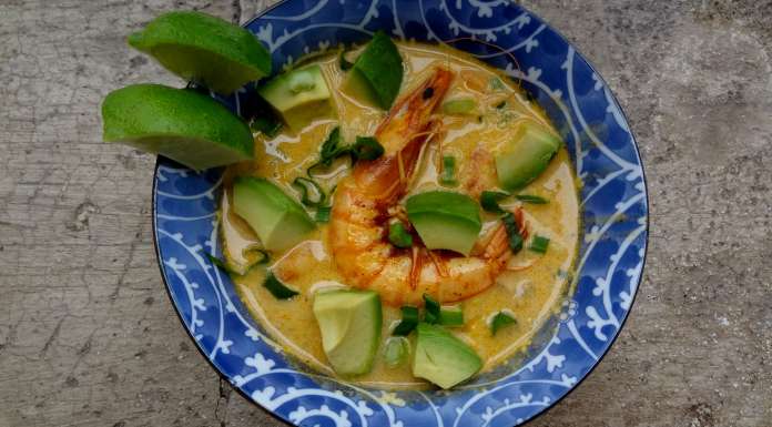 soupe de maïs aux crevettes