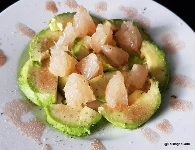 recettes bahaméennes salade d'avocat au pamplemousse