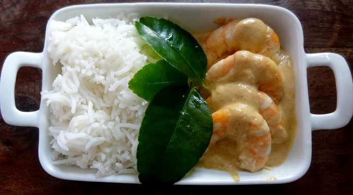 Crevettes aux feuilles de citronnier