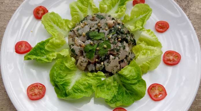 Tartare d'espadon