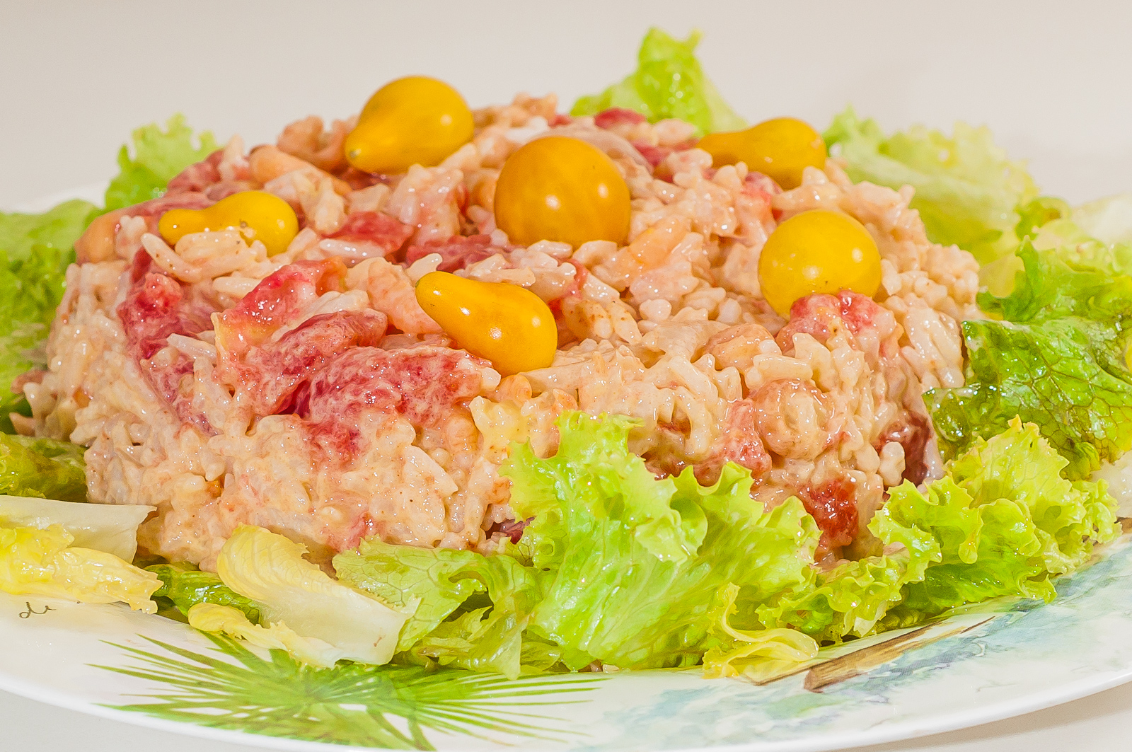 recettes barbadiennes salade de riz aux crevettes et tomates