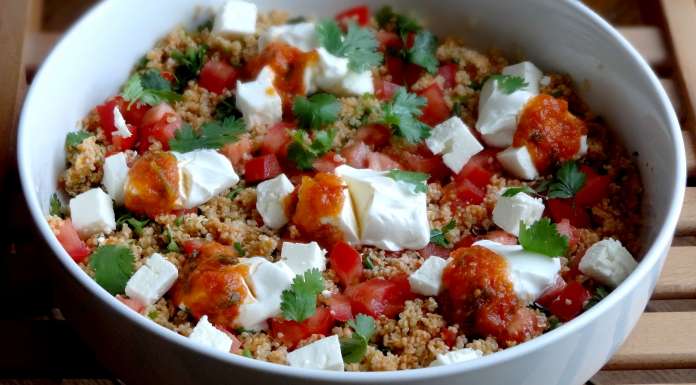 salade de quinoa et couscous d'épeautre