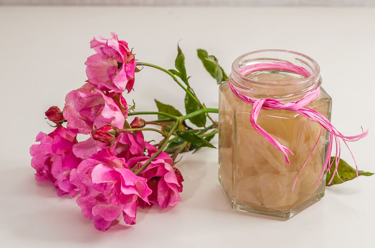 recettes albanaises sirop de rose