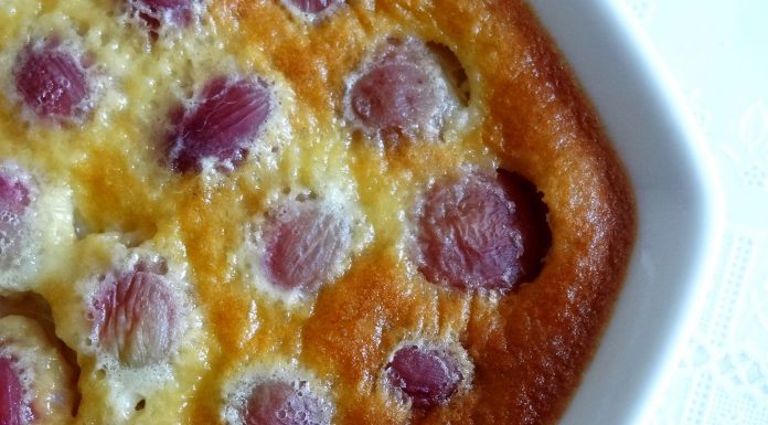 Clafoutis aux raisins