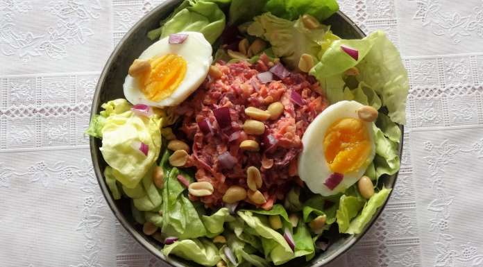 Salade de lentilles corail