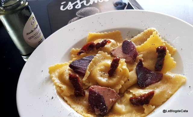 recettes vaticanes raviolis aux truffes magret de canard séché et foie gras