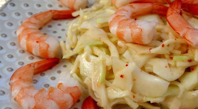 Détail du coleslaw keto