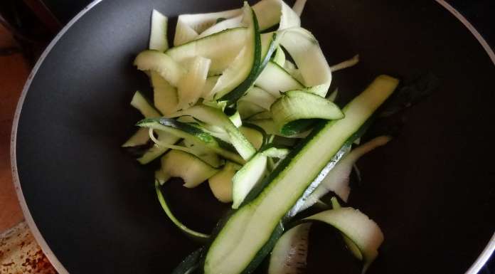 Faire sauter la courgette