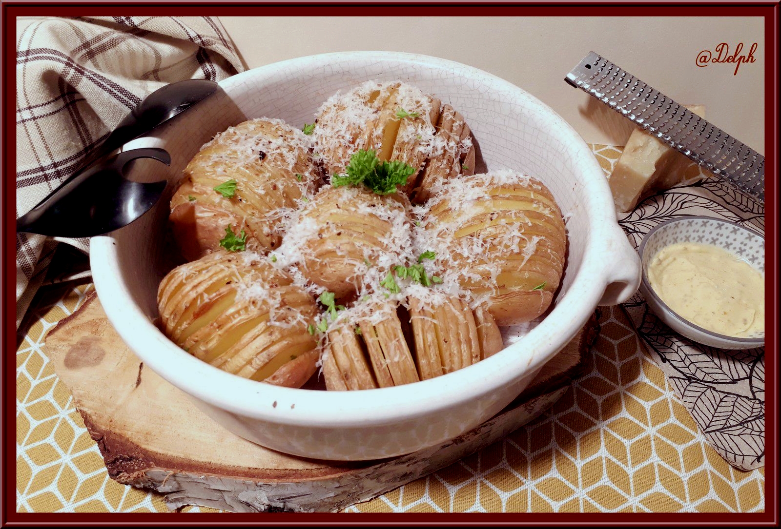 recettes suédoises pommes de terre hasselback au curry