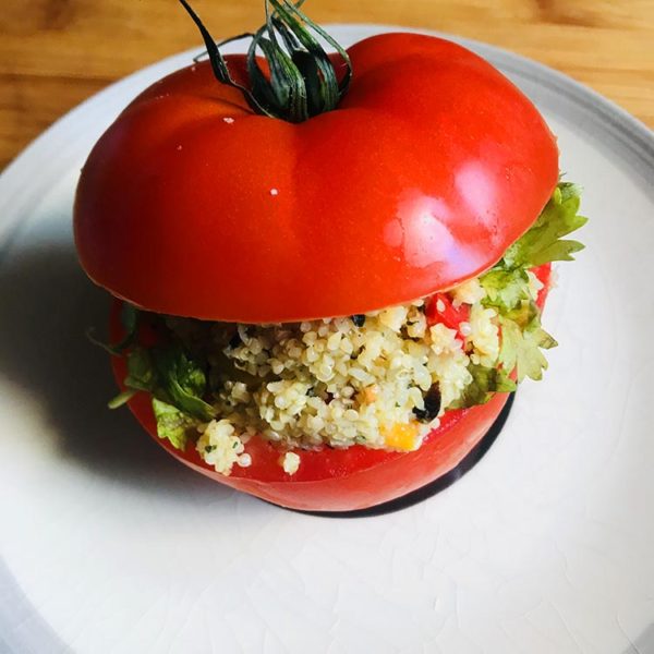 recettes boliviennes tomates farcies au quinoa