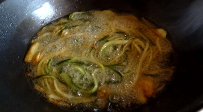 Friture de zoodles