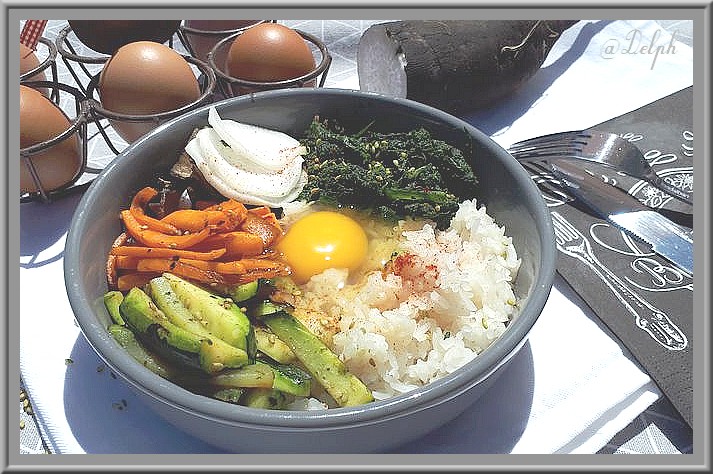 recettes coréennes bibimbap