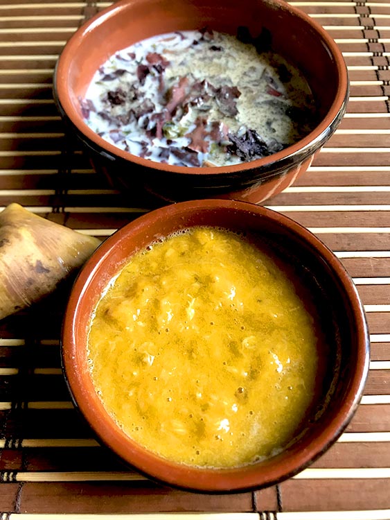 recettes béliziennes hudut purée de bananes plantains mixtes